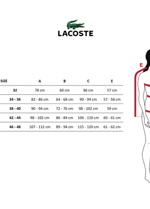Lacoste T-shirt Donna Nero Relaxed Fit con Logo Manica Corta per un Look Casual Elegante